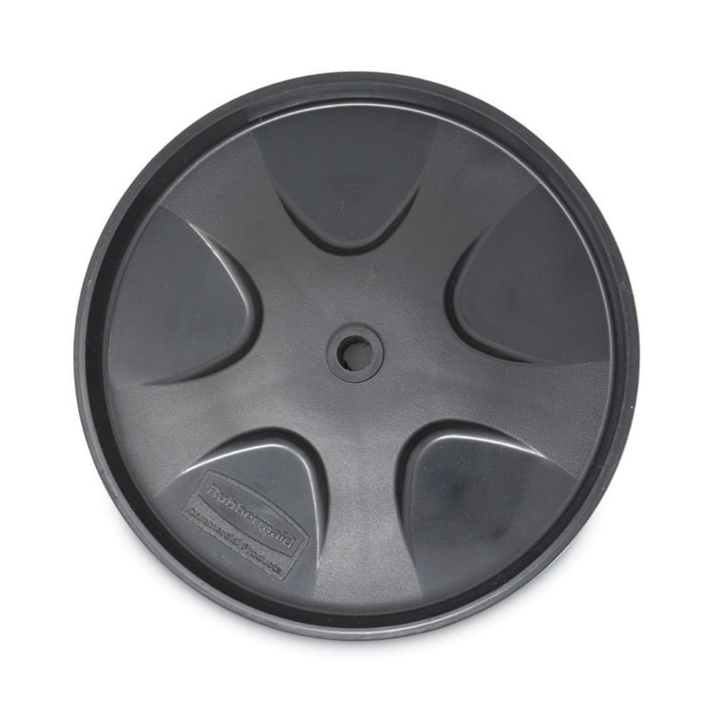 RUBBERMAID COMMERCIAL PROD. 9T73-L9 GRA Wheel and Axle Kit for Janitorial Cleaning Cart, 8" Wheel, Black/Gray/Silver, 2/Set