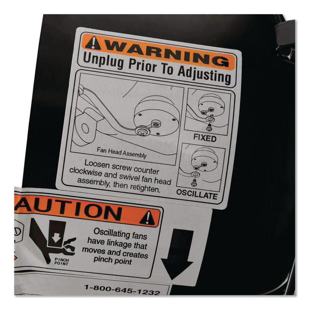 GLOBAL INDUSTRIAL 292451 2 Speed Oscillating Outdoor Rated Wall Mount Fan, 30"