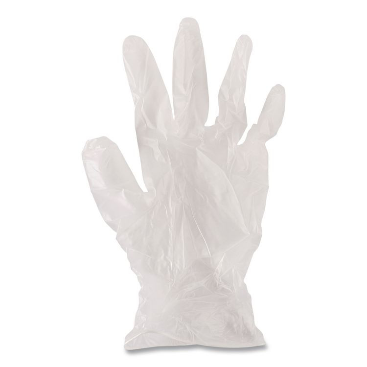 BOARDWALK 365XXLBX General Purpose Vinyl Gloves, Powder-Free, XX-Large, 2.6 mil Thick, 9.5" Long, Clear, 100/Box
