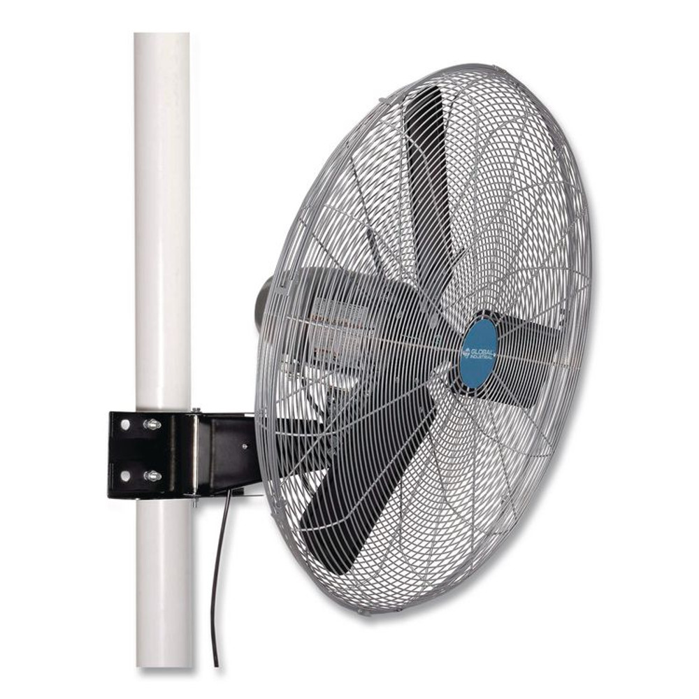 GLOBAL INDUSTRIAL 293156 Oscillating Fan, Pole or Column Mount, 30", 6,780 CFM, 1/3 hp