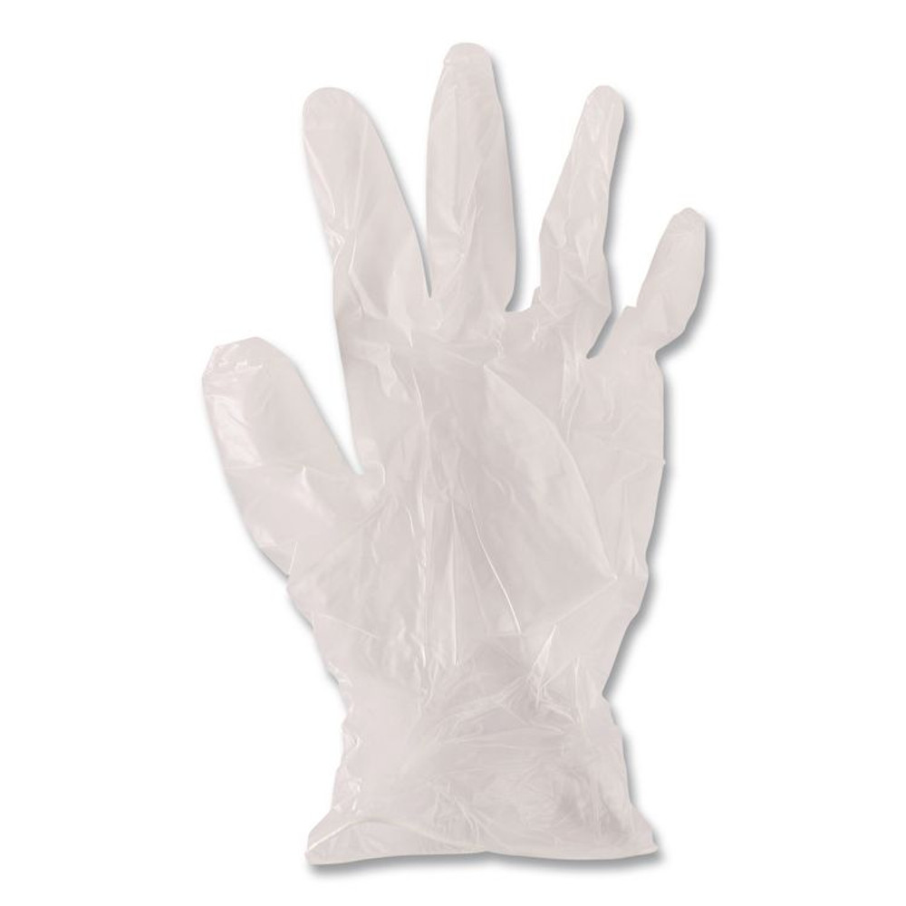 TRADEX INTERNATIONAL AMBITEX® VXL5101CT V5101 Series Latex-Free Lightly Powdered Vinyl Gloves, X-Large, 3 mil Thick, 9" Long, Clear, 100/Box, 10 Boxes/Carton