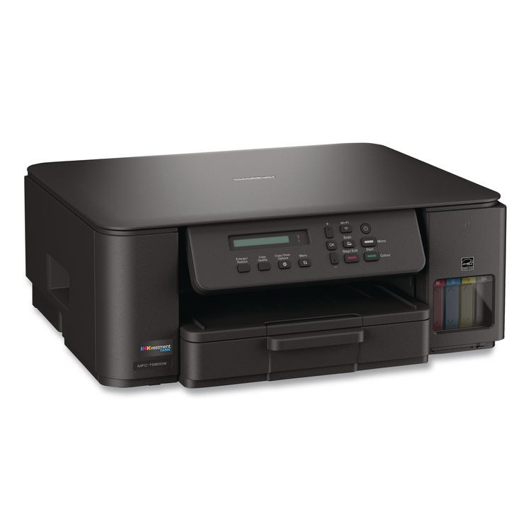 BROTHER INTL. CORP. MFCT580DW MFCT580DW INKvestment Tank 580 Wireless Color Inkjet All-in-One Printer, Copy/Print/Scan