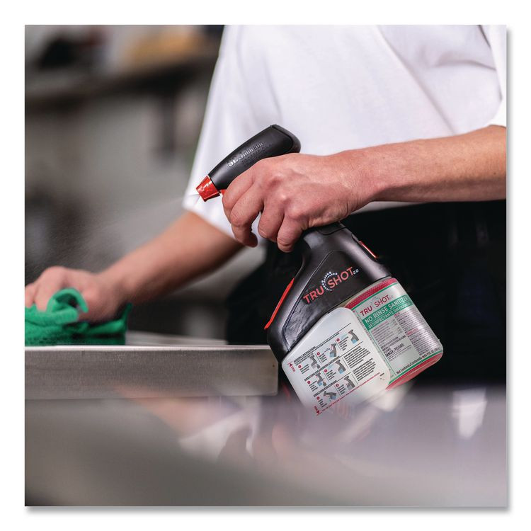 SC JOHNSON Professional® 379852 TruShot 2.0 No Rinse Sanitizer, 9 oz Cartridge, 4/Carton