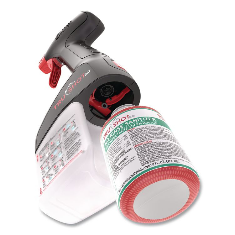 SC JOHNSON Professional® 379852 TruShot 2.0 No Rinse Sanitizer, 9 oz Cartridge, 4/Carton