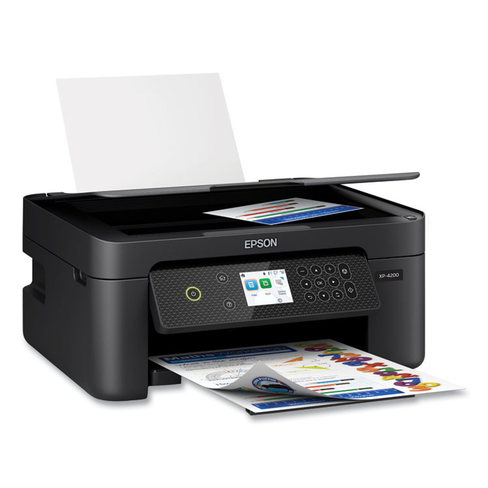 EPSON AMERICA, INC. C11CK65201 Expression Home XP-4200 Wireless All-in-One Inkjet Printer, Copy/Print/Scan