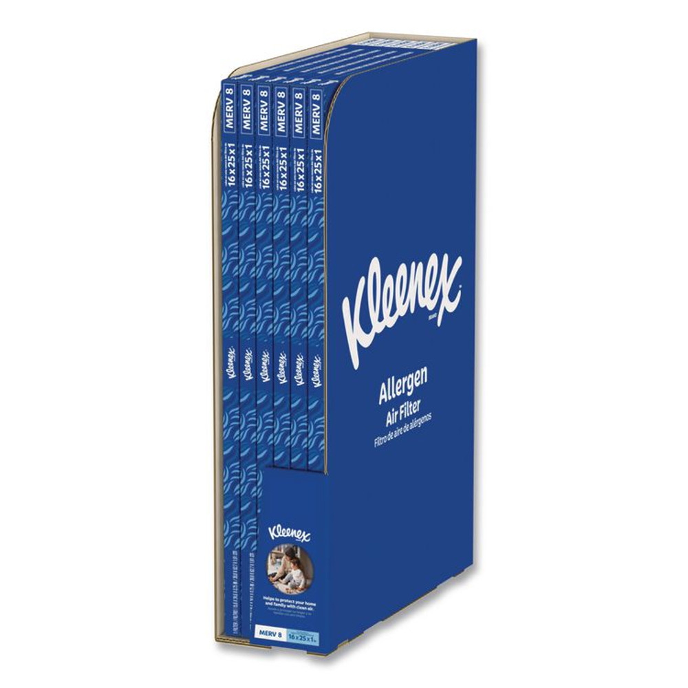 KIMBERLY-CLARK PROFESSIONAL Kleenex® 56034 Allergen Air Filter MERV 8, 16 x 25, 6/Carton