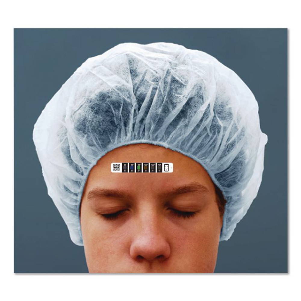 SPOTSEE C8720ST Liquid Crystal Forehead Thermometer, 100/Pack