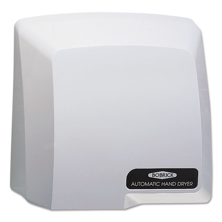 BOBRICK WASHROOM 710 CompactDryer Automatic Hand Dryer, 115 V, 10.18 x 5.18 x 10.93, Gray