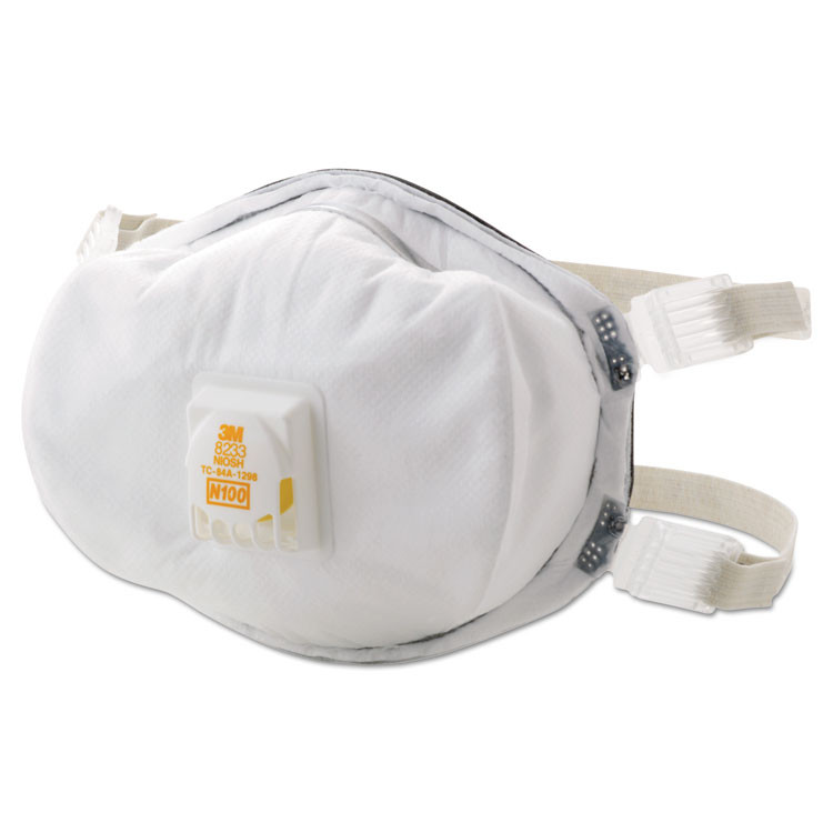 3M/COMMERCIAL TAPE DIV. 8233CT Particulate Respirator 8233, N100, Standard Size, 20/Carton
