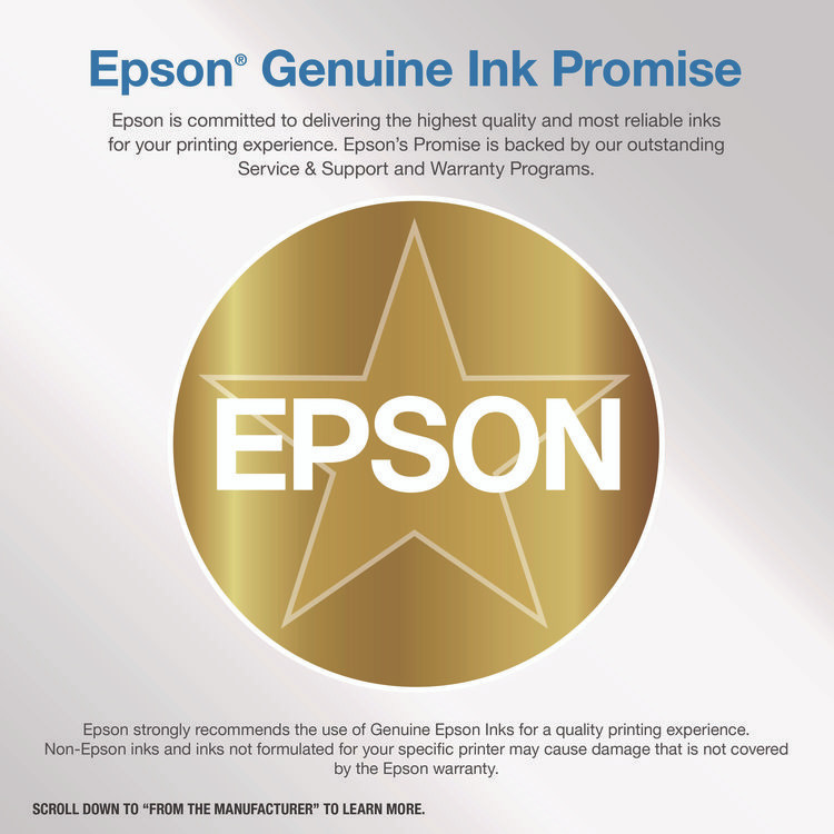 EPSON AMERICA, INC. T288XLBCS T288XL-BCS (288XL) DURABrite Ultra High-Yield Ink, 500/450 Page-Yield, Black/Cyan/Magenta/Yellow