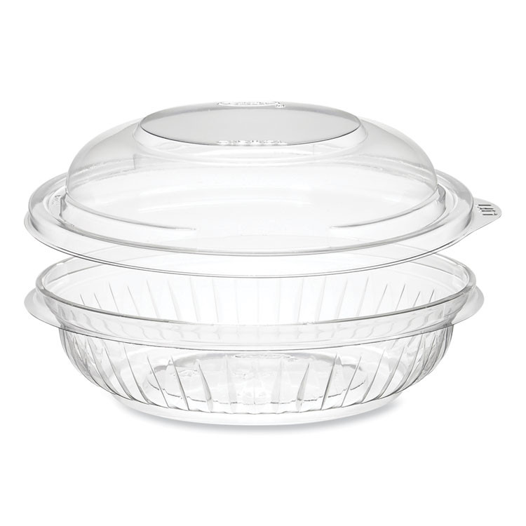 DART C8BCD PresentaBowls Bowl/Lid Combo-Paks, 8 oz, Clear, Plastic, 63/Pack, 4 Packs/Carton