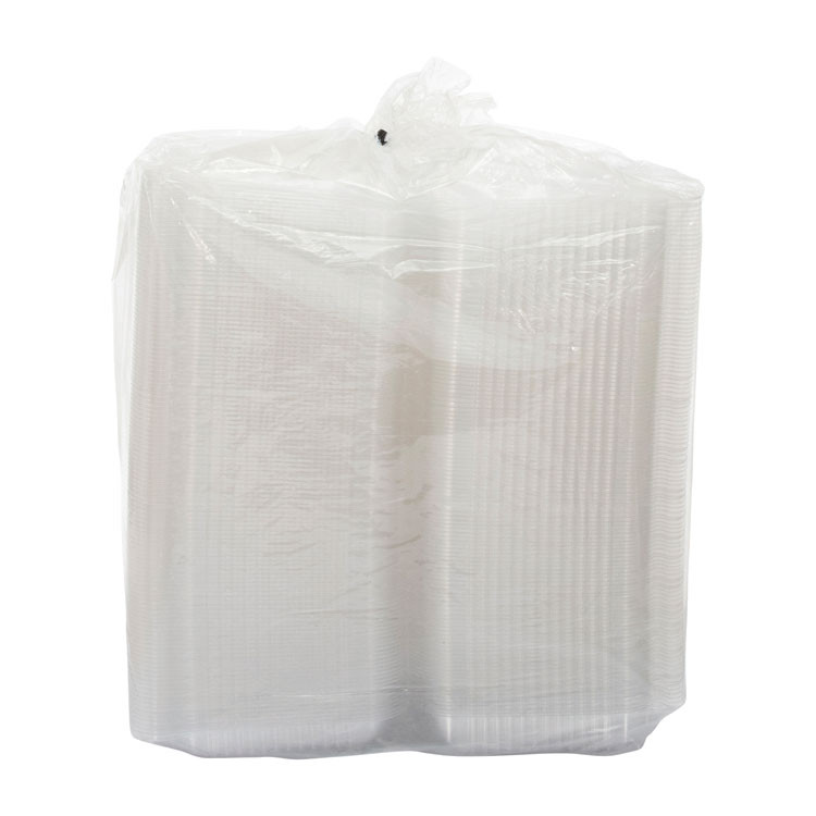 DART C30UT1 StayLock Clear Hinged Lid Containers, 9.4 x 6.8 x 2.1, Clear, Plastic, 250/Carton