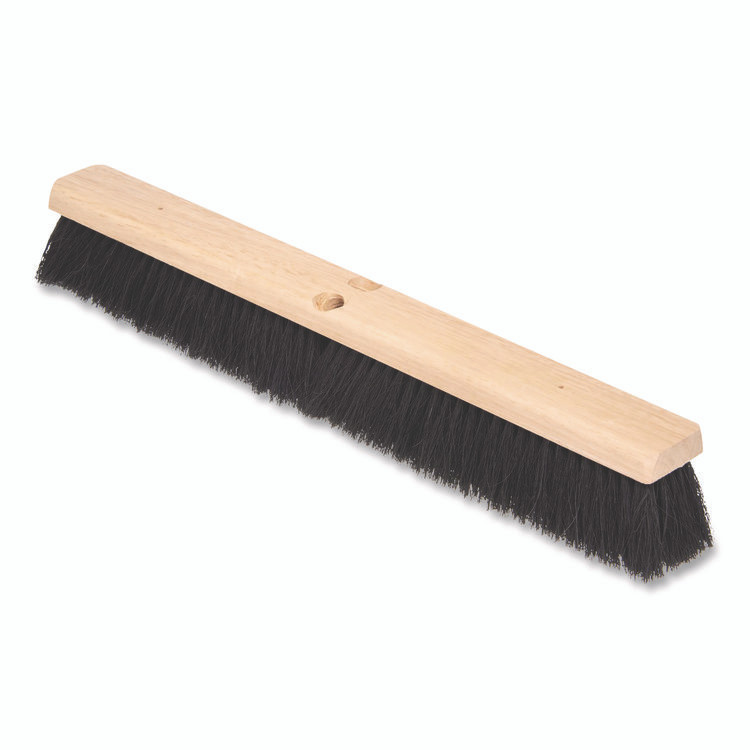 CFS BRANDS Carlisle 4505403 Flo-Pac Fine Floor Sweeps, 3" Black Tampico Bristles, 24" Brush, 12/Carton