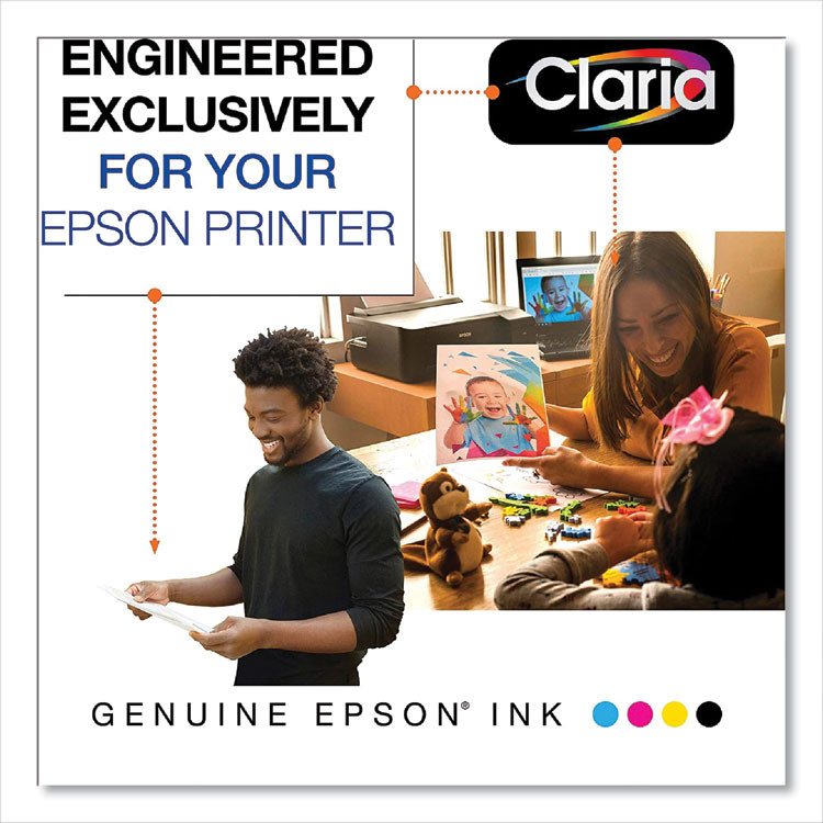 EPSON AMERICA, INC. T232520S T232520S (T232) Claria Ink, 165 Page-Yield, Cyan/Magenta/Yellow