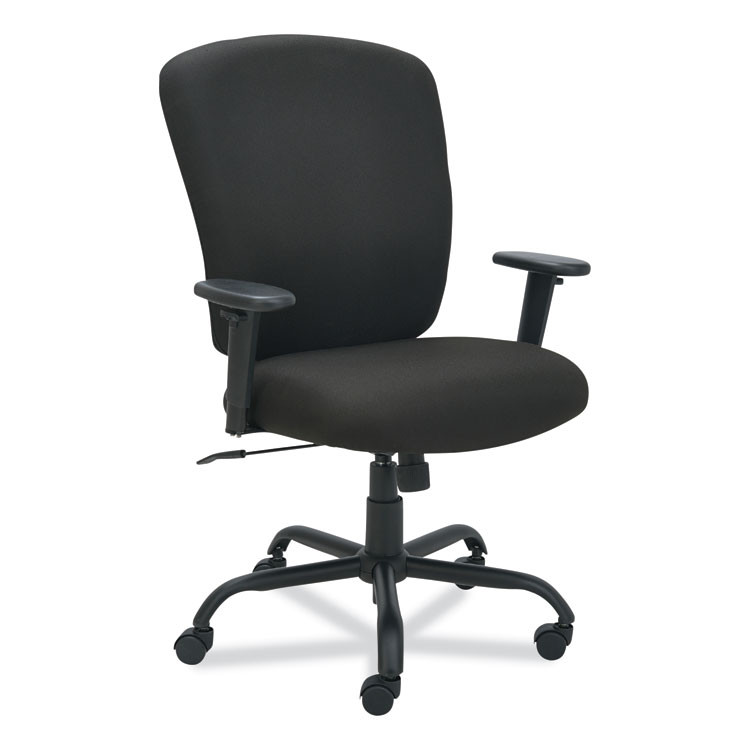 ALERA MT4510 Alera Mota Series Big and Tall Chair, Supports Up to 450 lb, 19.68" to 23.22" Seat Height, Black