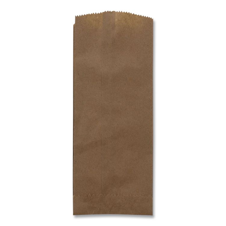 ROSS & WALLACE PAPER PRODUCTS, INC. 20331500 Grocery Paper Bags, Merchandise Size, 35# Basis Weight, 4 x 2.5 x 11.5, Brown, 500/Bundle