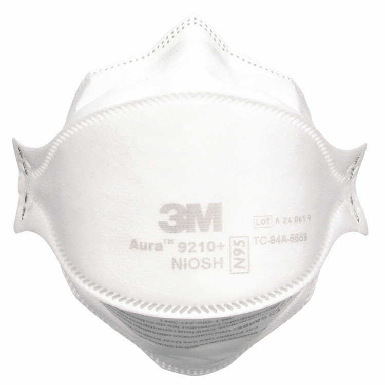3M/COMMERCIAL TAPE DIV. 9205PLUSCT Aura Particulate Respirator 9205+, Standard Size, 12/Carton