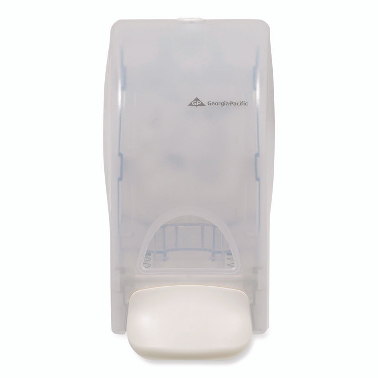GEORGIA PACIFIC Professional 53087 Soap Dispenser for 1,200 mL Bag-in-Box Refill, 4.6 x 5.6 x 10.7, Translucent White