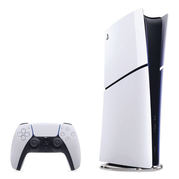 SONY ELECTRONICS, INC. 8816899 PlayStation 5 Slim Console, White/Black