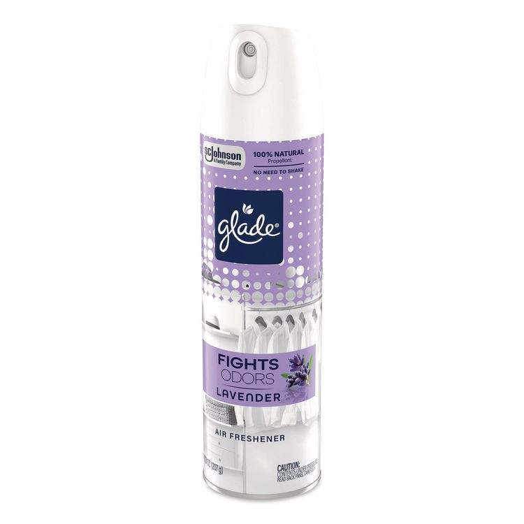SC JOHNSON Glade® 391403 Air Freshener, Lavender, 7.3 oz Aerosol Spray, 3/Pack