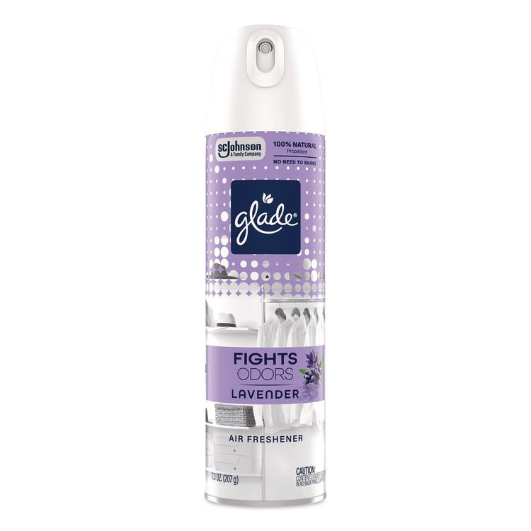 SC JOHNSON Glade® 391403 Air Freshener, Lavender, 7.3 oz Aerosol Spray, 3/Pack