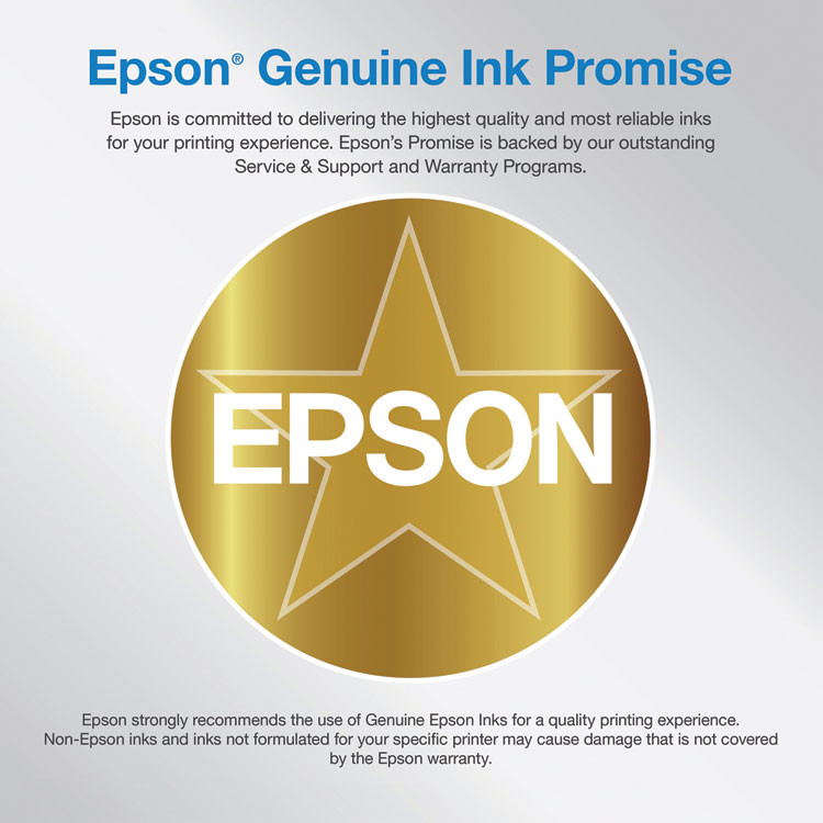 EPSON AMERICA, INC. T522120BCS T522120BCS (T522) Ultra High-Yield Ink, Black/Cyan/Magenta/Yellow