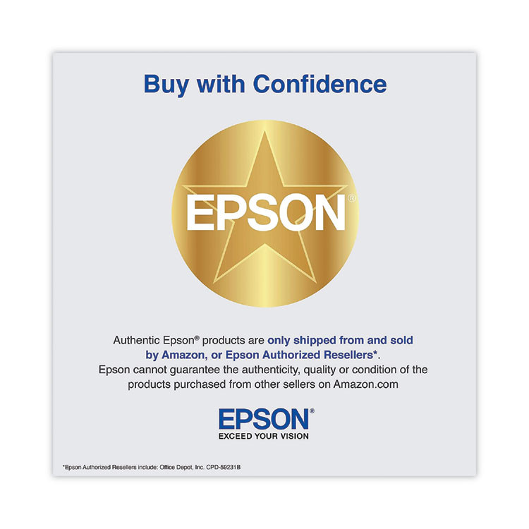 EPSON AMERICA, INC. T222120S T222120S (T222) Claria Ink, 165 Page-Yield, Black
