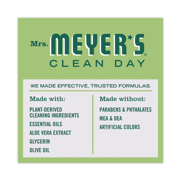 THE CALDREA COMPANY Mrs. Meyer's® 663396 Clean Day Liquid Hand Soap, Iowa Pine Scent, 12.5 oz, 6/Carton