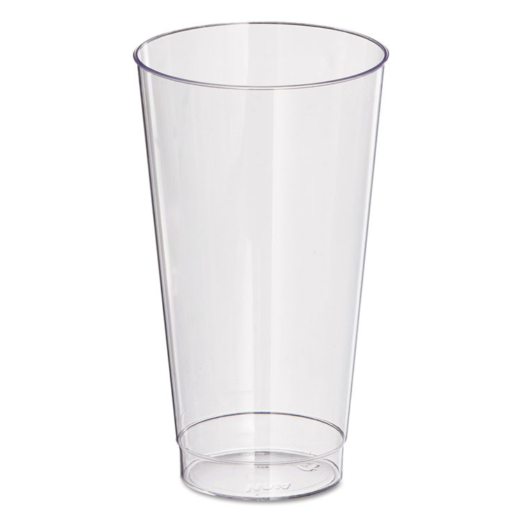WNA, INC. T16 Comet Plastic Tumbler, Squat, 16 oz, Clear, 25/Pack, 20 Packs/Carton