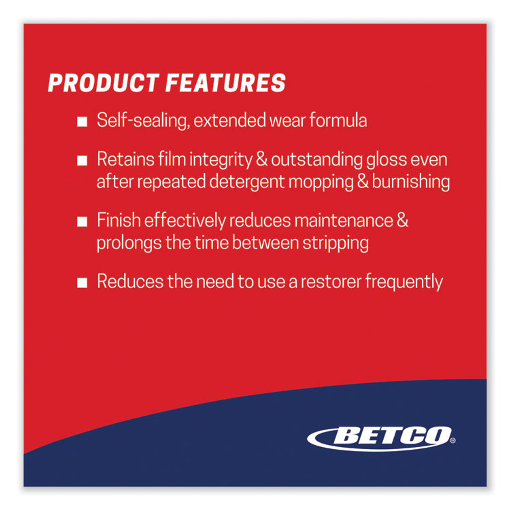 BETCO CORPORATION 660B500 Hybrid Floor Finish, 5 gal Bag-in-Box