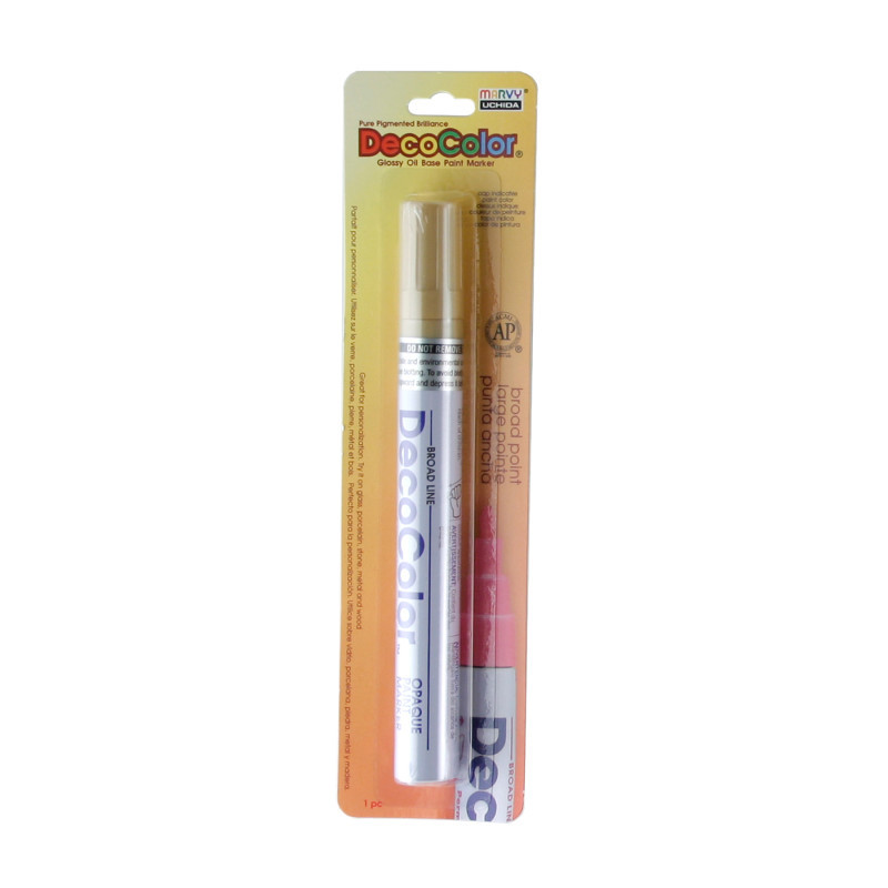 UCHIDA OF AMERICA, CORP Marvy Uchida® DecoColor® Paint Marker, Broad Tip, 300-S, Gold