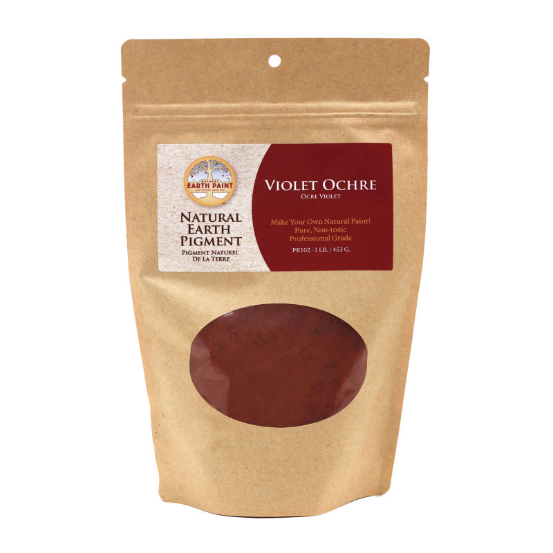 NATURAL EARTH PAINT Natural Earth Paint Earth & Mineral Pigments, Violet Ochre, 1 lb