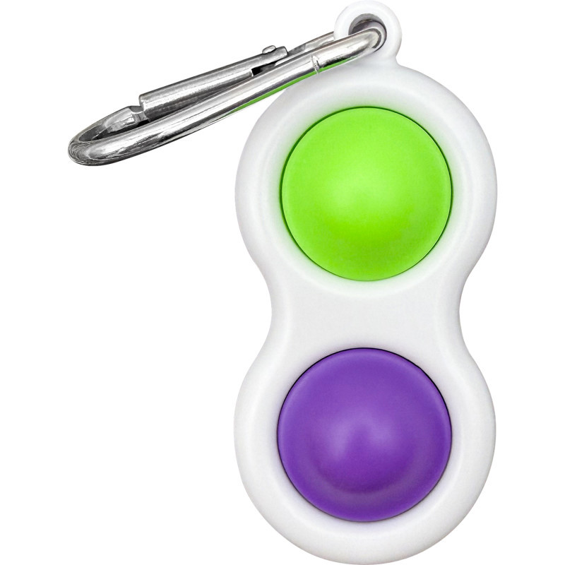 TEACHER CREATED RESOURCES Teacher Created Resources Fidget Popper Keychain - Purple/Green