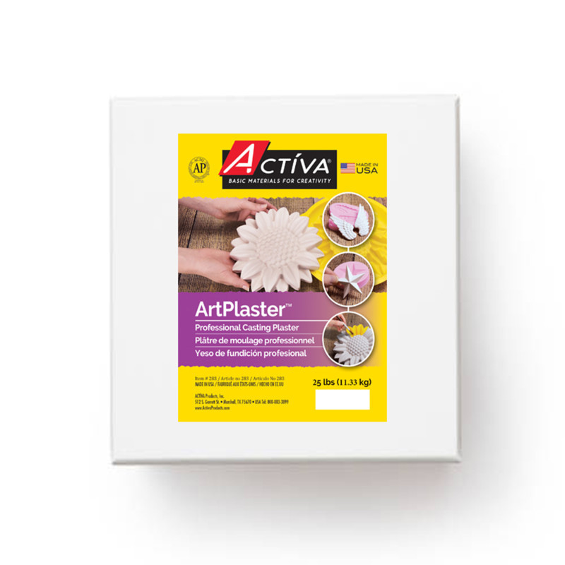 ACTIVA PRODUCTS ACTÍVA ArtPlaster™ Professional Casting Plaster Mix, 25 lbs
