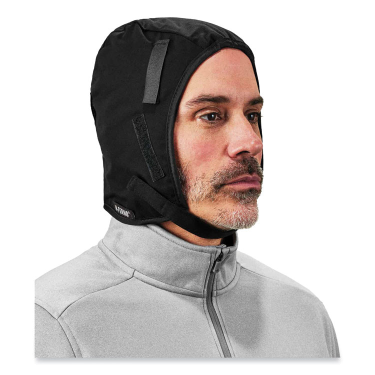 TENACIOUS HOLDINGS, INC. ergodyne® 16860 N-Ferno 6860 2-Layer FR Regular Winter Liner, Cotton/Fleece/Modacrylic, One Size Fits Most, Black