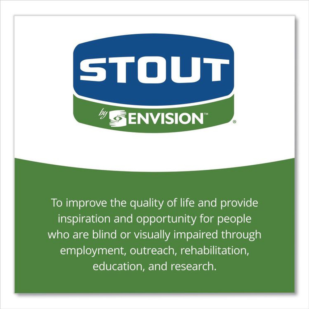 STOUT by Envision™ E3039E11 EcoSafe-6400 Bags, 30 gal, 1.1 mil, 30" x 39", Green, 48/Box
