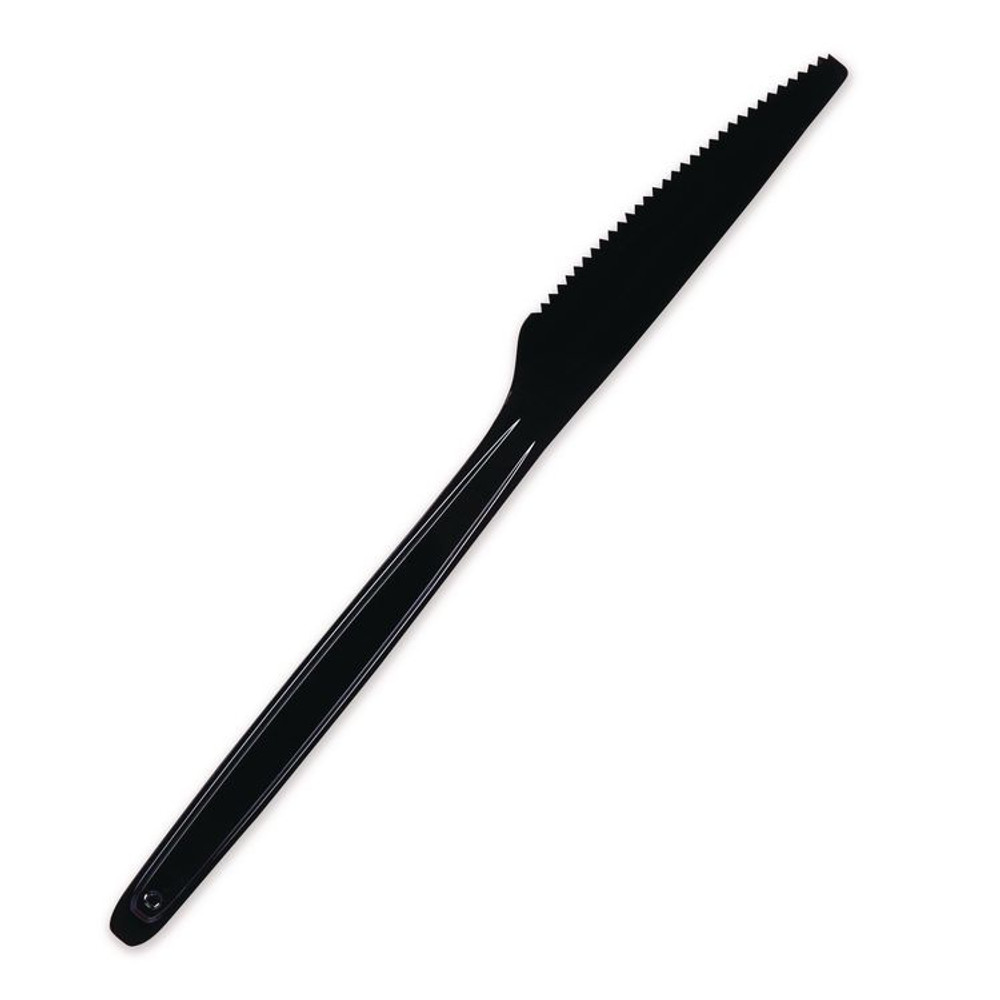 WNA, INC. CEASEKN960BL Cutlery for Cutlerease Dispensing System, Mediumweight Knife, Plastic, Black, 960/Box