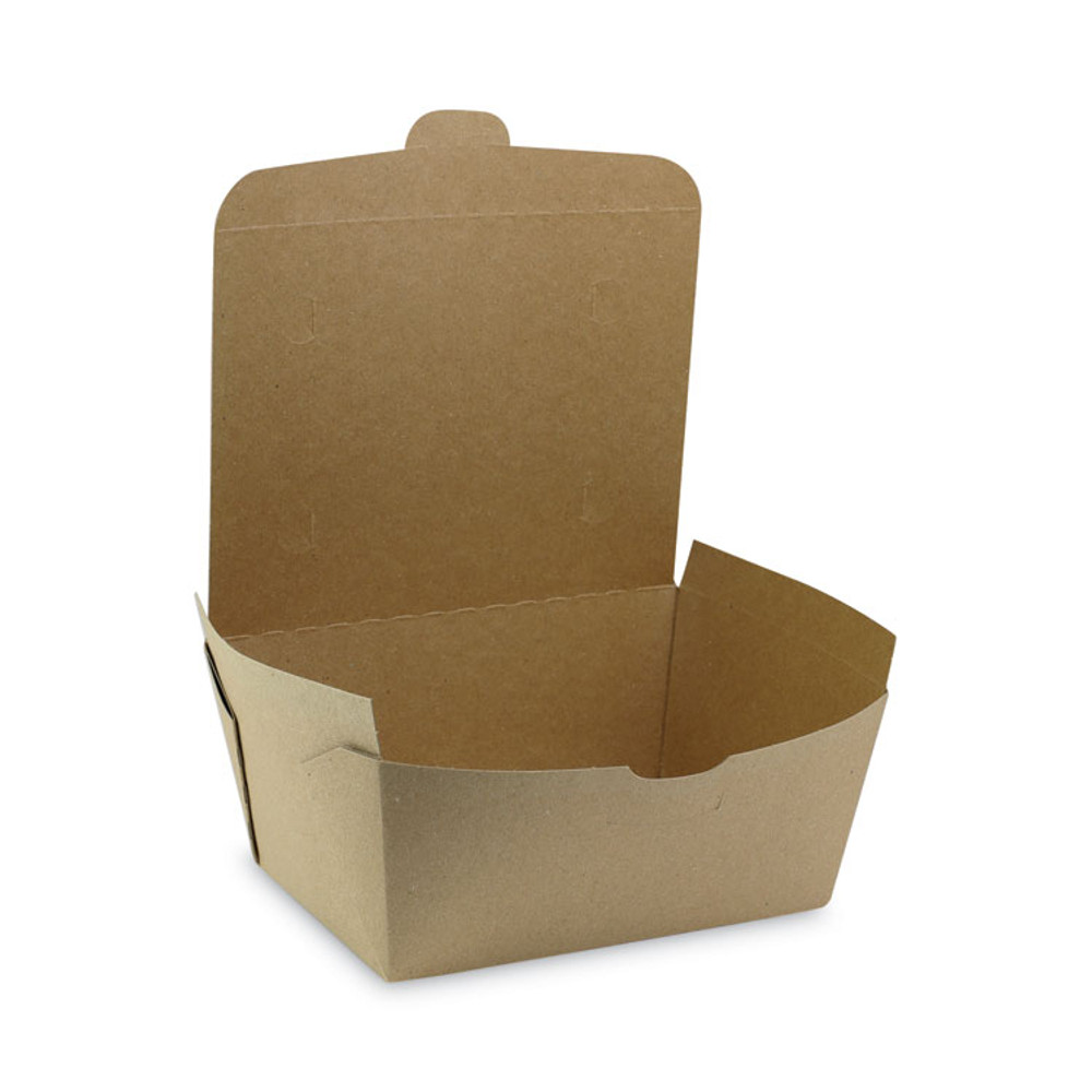 PACTIV EVERGREEN CORPORATION NOB03KEC EarthChoice OneBox Paper Box, 66 oz, 6.5 x 4.5 x 3.25, Brown, 160/Carton