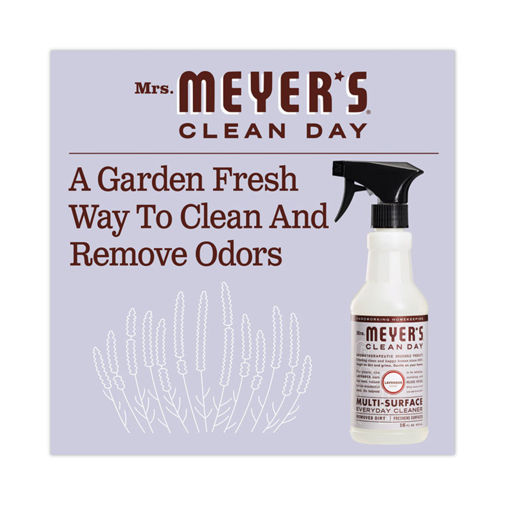 THE CALDREA COMPANY Mrs. Meyer's® 323568EA Multi Purpose Cleaner, Lavender Scent, 16 oz Spray Bottle
