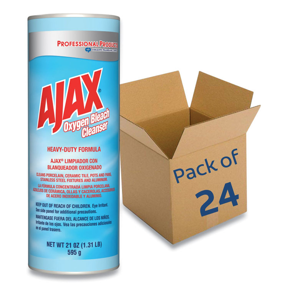 COLGATE PALMOLIVE, IPD. Ajax® 14278CT Oxygen Bleach Powder Cleanser, 21oz Can, 24/Carton