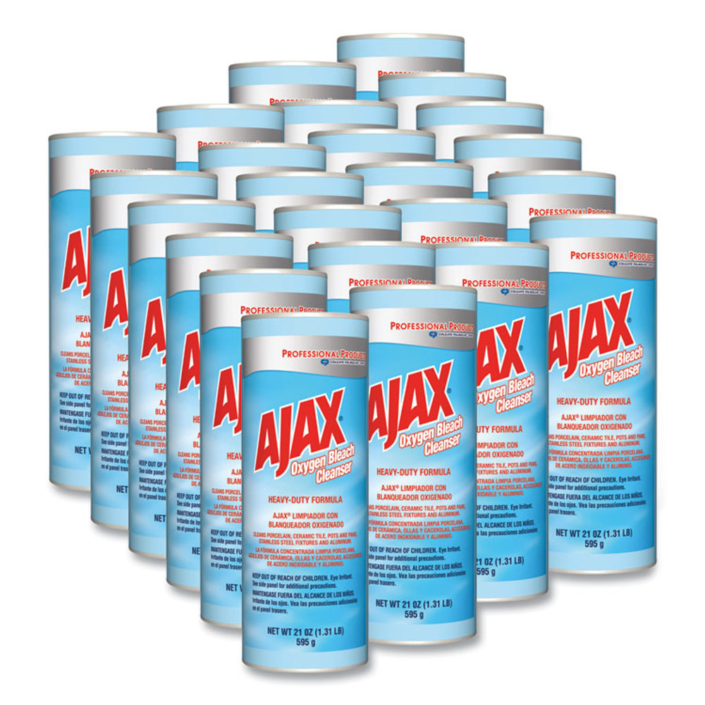 COLGATE PALMOLIVE, IPD. Ajax® 14278CT Oxygen Bleach Powder Cleanser, 21oz Can, 24/Carton