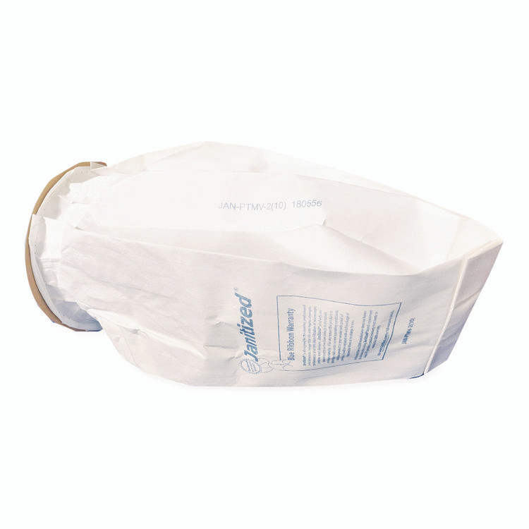 APC FILTRATION INC Janitized® JANPTMV2 Vacuum Filter Bags Designed to Fit ProTeam 10 qt Super Coach/MegaVac, 100/Carton