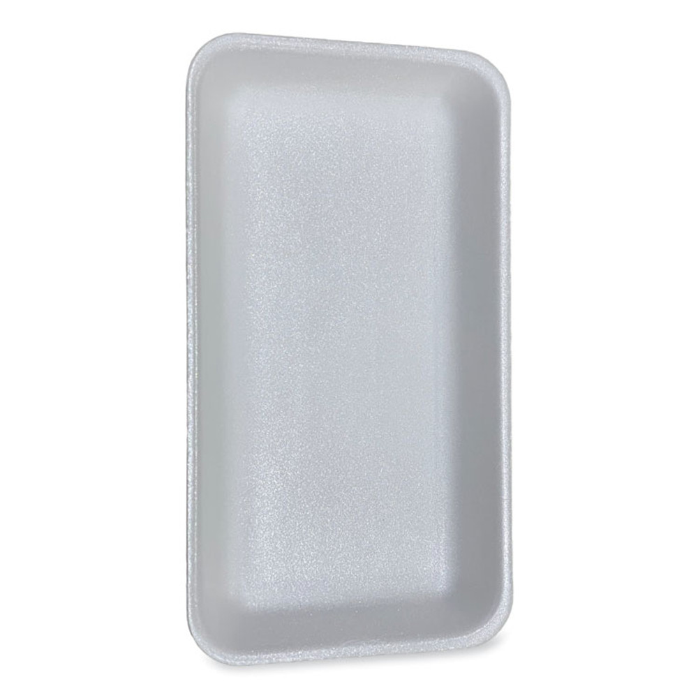GEN 15PWH Meat Trays, #15P, 14.44 x 7.88 x 1.37, White, Foam, 200/Carton