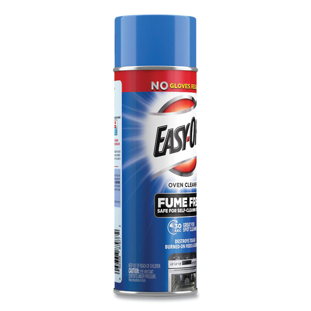 RECKITT BENCKISER EASY-OFF® 87977 Fume-Free Oven Cleaner, Lemon Scent, 14.5 oz Aerosol Spray