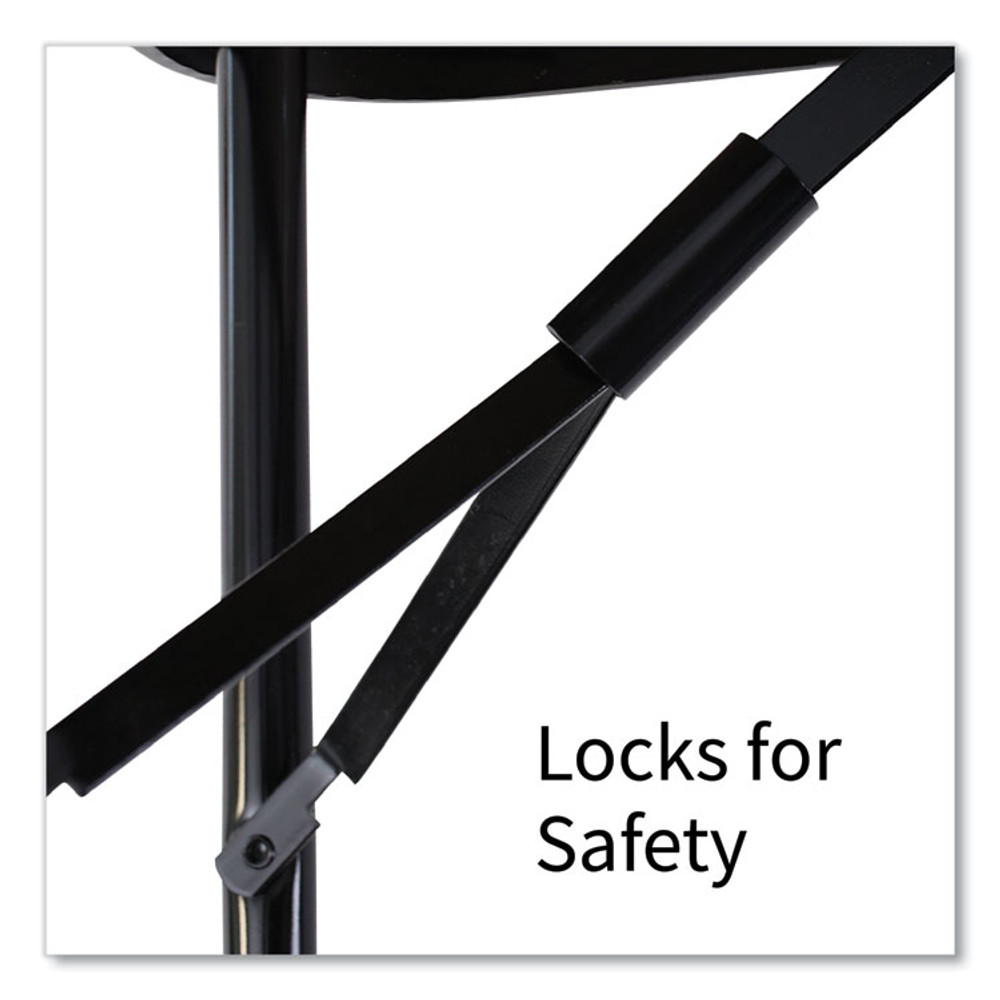 CORRELL, INC. RA3060294P Adjustable Folding Tables, Rectangular, 60" x 30" x 22" to 32", Green Top, Black Legs, 4/Pallet