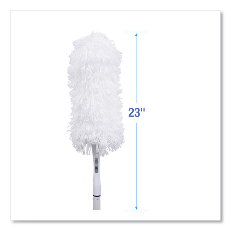 BOARDWALK MICRODUSTER MicroFeather Washable Microfiber Duster, 23" Plastic Handle