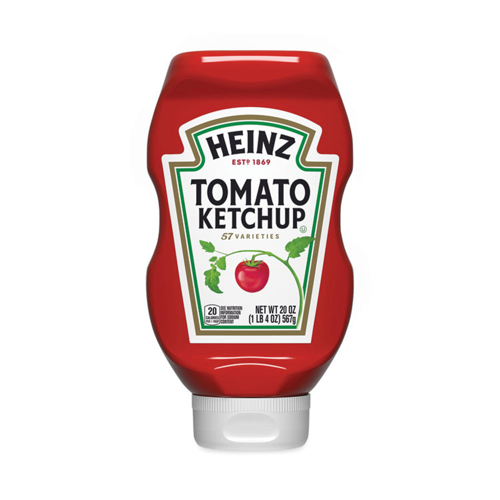 KRAFT FOODS, INC Heinz 20901009 Tomato Ketchup Squeeze Bottle, 20 oz Bottle, 3/Pack