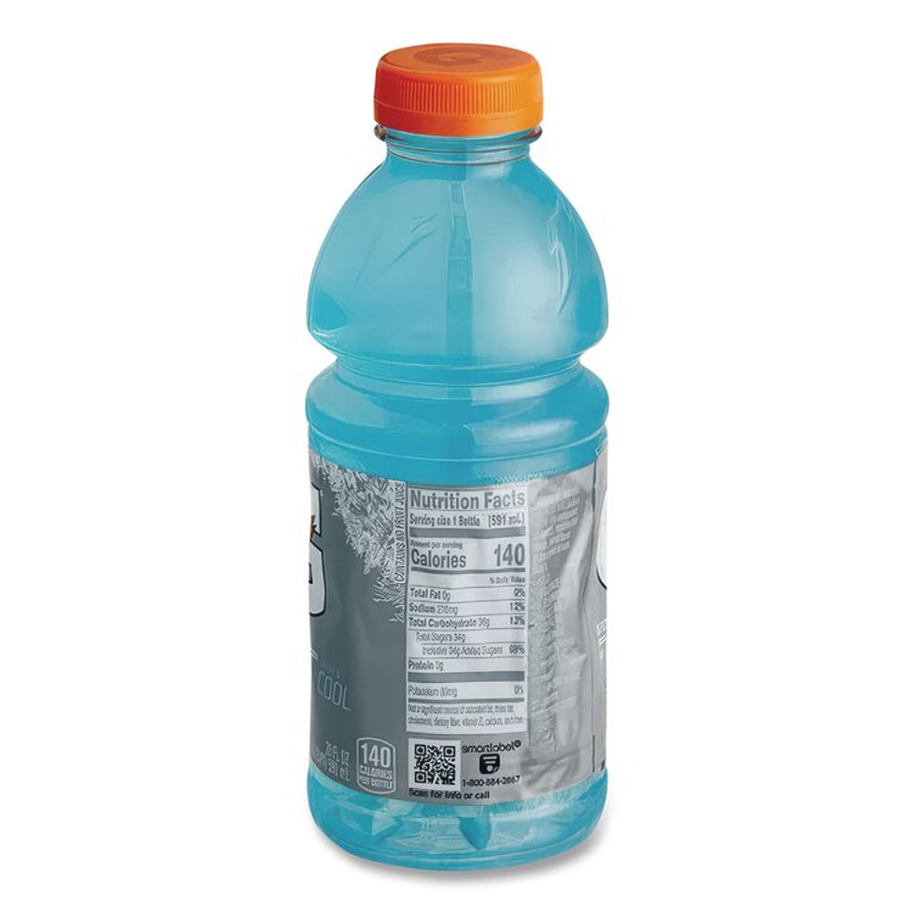 PEPSICO Gatorade® 32486 G-Series Perform 02 Thirst Quencher, Glacier Freeze, 20 oz Bottle, 24/Carton