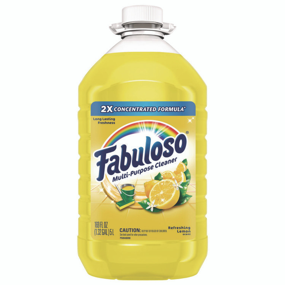 COLGATE PALMOLIVE, IPD. Fabuloso® 96987EA Multi-use Cleaner, Lemon Scent, 169 oz Bottle