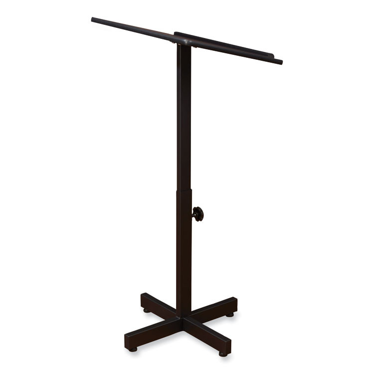 NATIONAL PUBLIC SEATING Oklahoma Sound® 70CH Portable Presentation Lectern Stand, 20 x 18.25 x 44, Cherry